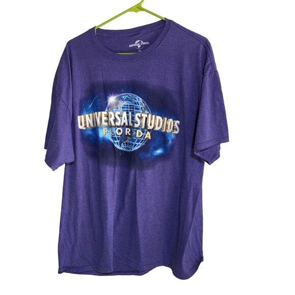UNIVERSAL STUDIOS FLORIDA PURPLE GRAPHIC T-SHIRT MENS SIZE XL - Picture 1 of 4